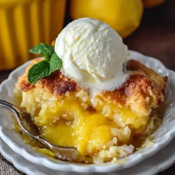 Magic Lemon Cobbler
