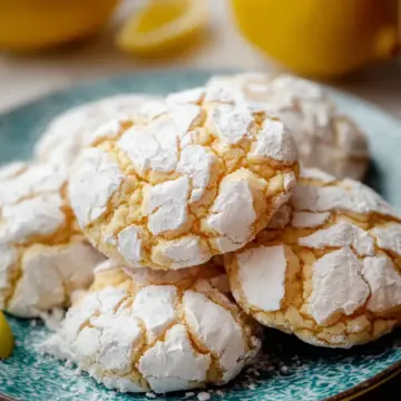 Lemon Crinkle Cookies