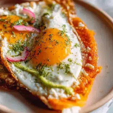 Crispy Feta Fried Eggs (Viral Recipe)