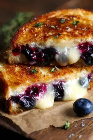 Blueberry White Cheddar Grilled Cheese