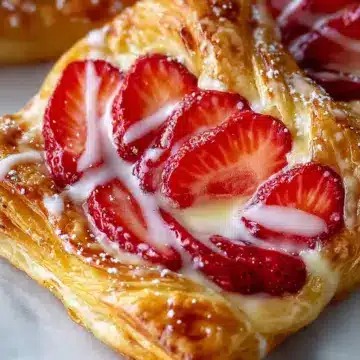 Easy Strawberry Cream Cheese Danish