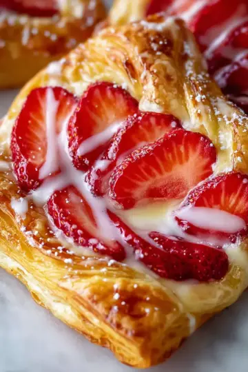 Easy Strawberry Cream Cheese Danish