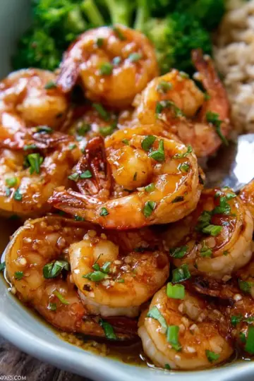 Quick & Healthy Dinner: 20 Minute Honey Garlic Shrimp