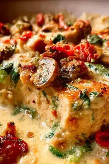 Tuscan Chicken Casserole