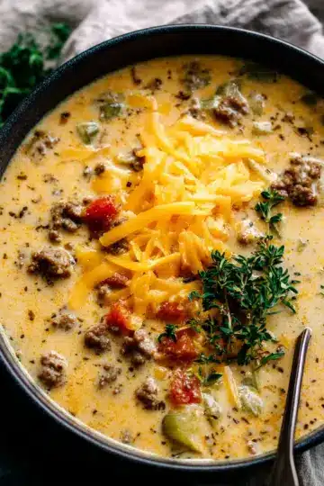 Award Winning Cheeseburger Soup