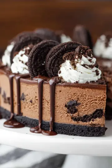 No-Bake Chocolate Oreo Cheesecake
