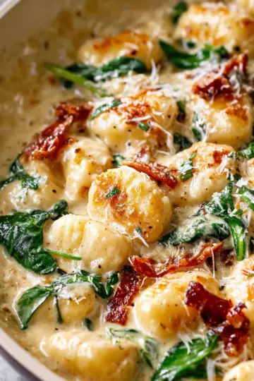 Creamy Buttery Tuscan Gnocchi Recipe