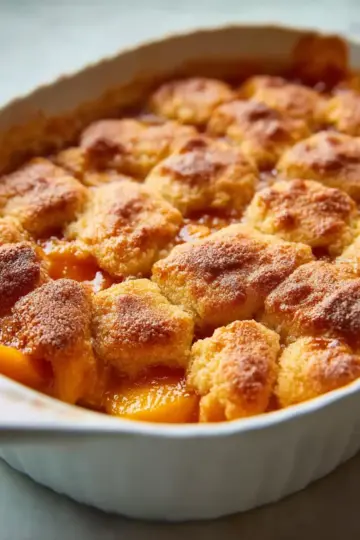 Fresh Southern Peach Cobbler