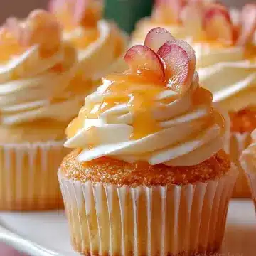 Peach Cupcakes