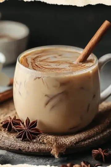 Homemade Vanilla Cinnamon Milk Tea