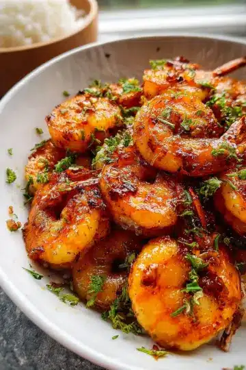 Minute Honey Garlic Shrimp