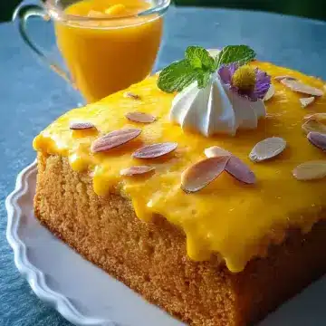 Delightfully Exotic Mango Cake
