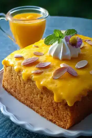 Delightfully Exotic Mango Cake
