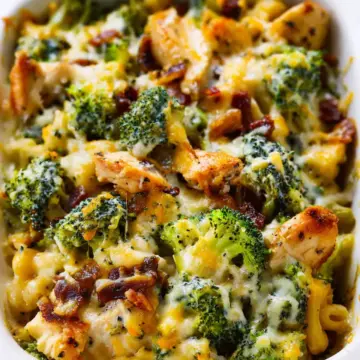 Healthier Broccoli Chicken Casserole