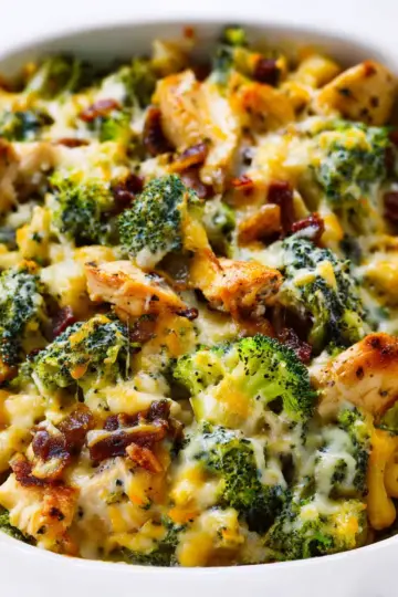 Healthier Broccoli Chicken Casserole