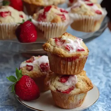 Strawberry Shortcake Muffins
