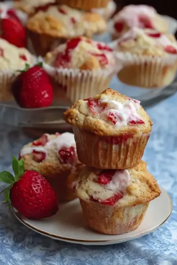 Strawberry Shortcake Muffins