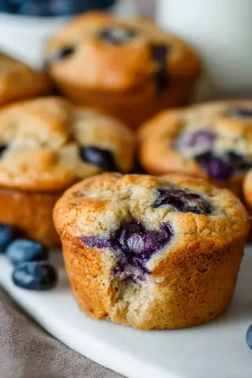 Blueberry Cottage Cheese Muffins