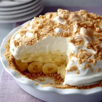 Homemade Banana Pudding Pie