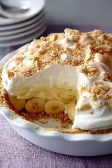 Homemade Banana Pudding Pie