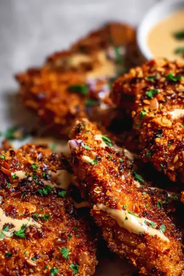 Pretzel Crusted Chicken