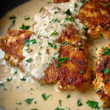 Garlic Parmesan Chicken (Creamy Sauce!)