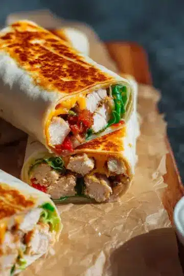 Cheesy Garlic Chicken Wraps Recipe (Easy, Crispy, and Flavor Packed)
