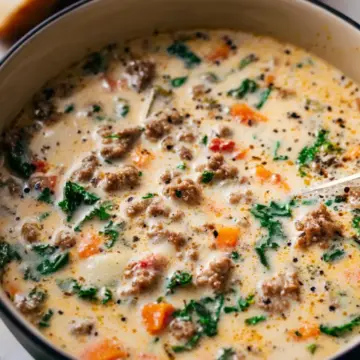 Creamy Parmesan Italian Sausage Soup