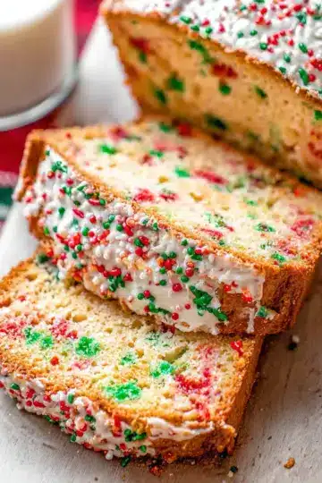Easy Christmas Funfetti Bread Recipe