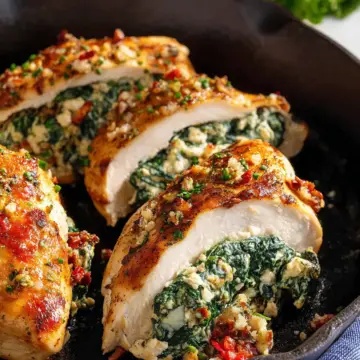Spinach Stuffed Chicken Breast