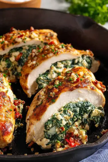 Spinach Stuffed Chicken Breast