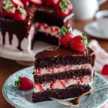 Chocolate Strawberry Cake