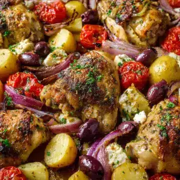 Sheet Pan Greek Chicken