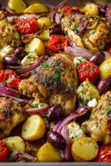 Sheet Pan Greek Chicken