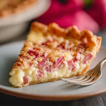 Rhubarb Custard Pie