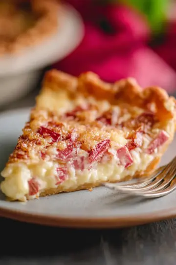 Rhubarb Custard Pie