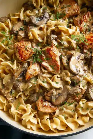 Chicken Mushroom Stroganoff