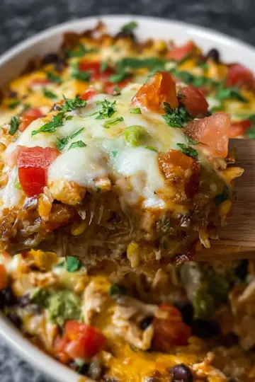 Chicken Burrito Casserole
