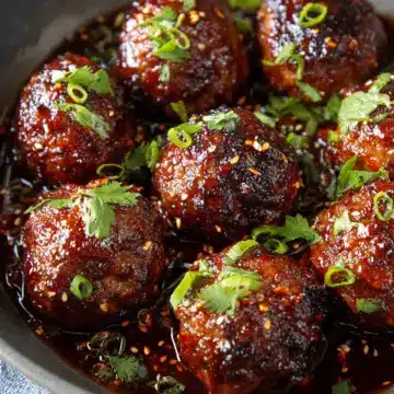 Korean Barbecue-Style Meatballs