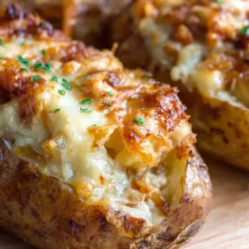 French Onion Stuffed Potatoes