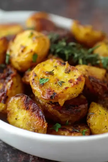 Honey Mustard Roasted Potatoes