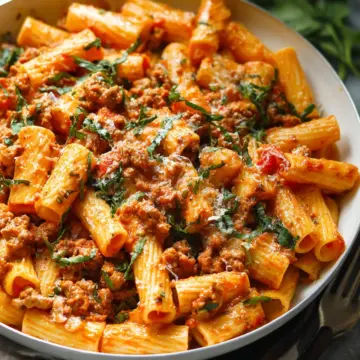 Creamy Sausage Rigatoni (One-Pot, 30-Minute Meal)
