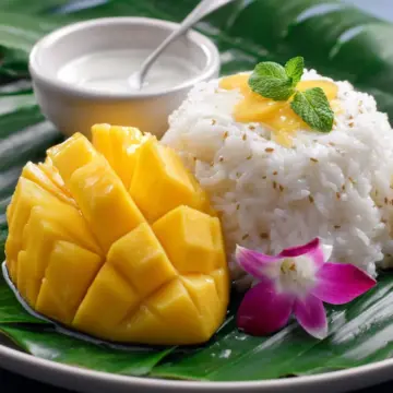 Authentique mango sticky rice