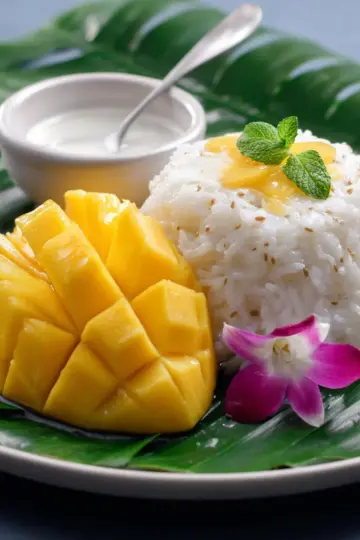 Authentique mango sticky rice