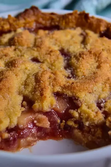 No Crust Rhubarb Pie – Crustless Rhubarb Pie Recipe