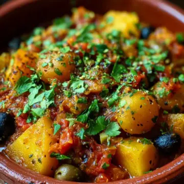 Delicious Moroccan Potato Tagine Recipe