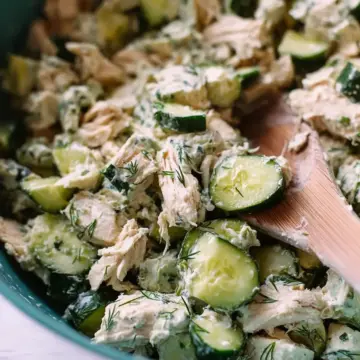 Cucumber Dill Rotisserie Chicken Salad