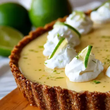 Key lime pie, la délicieuse tarte au citron vert