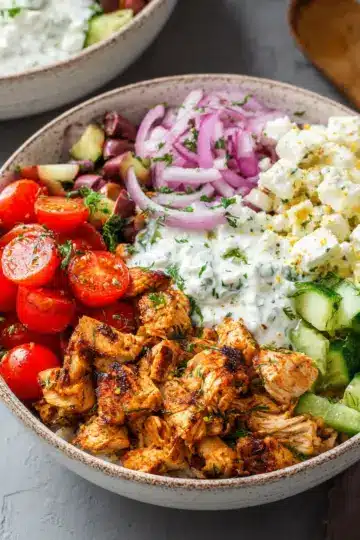 Chicken Gyro Bowls