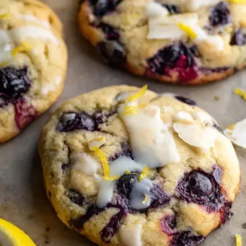 Lemon Blueberry Cookies